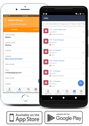 screenshot of Bullhorn ATS & CRM